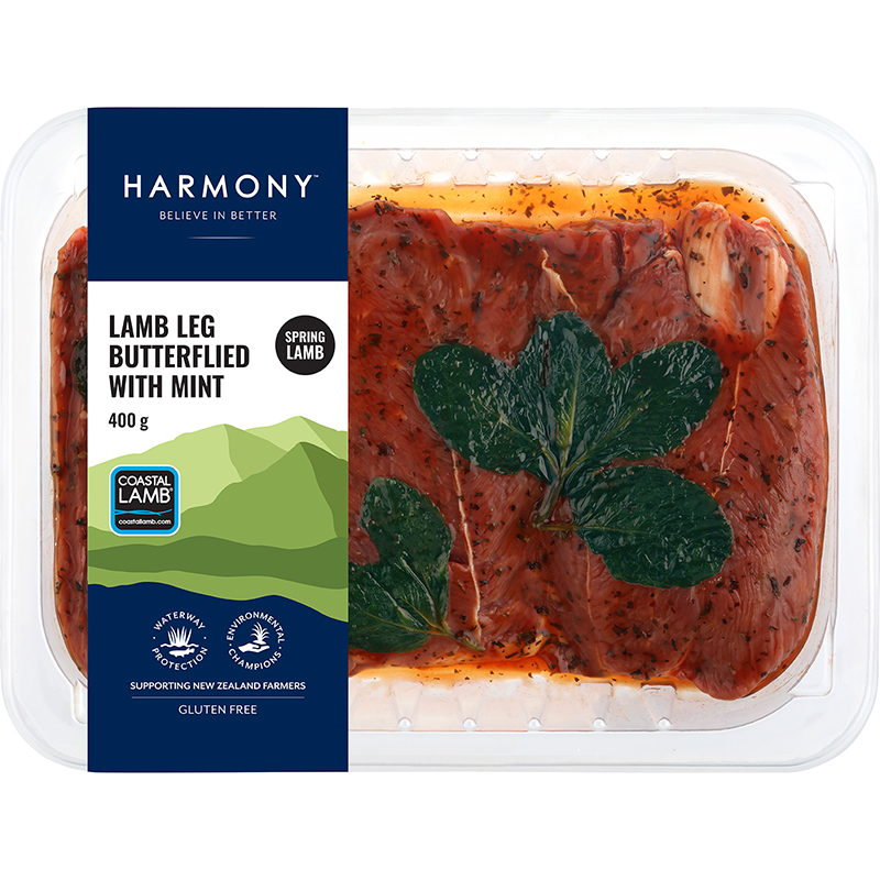 Harmony Butterflied Lamb Leg with Mint 400g